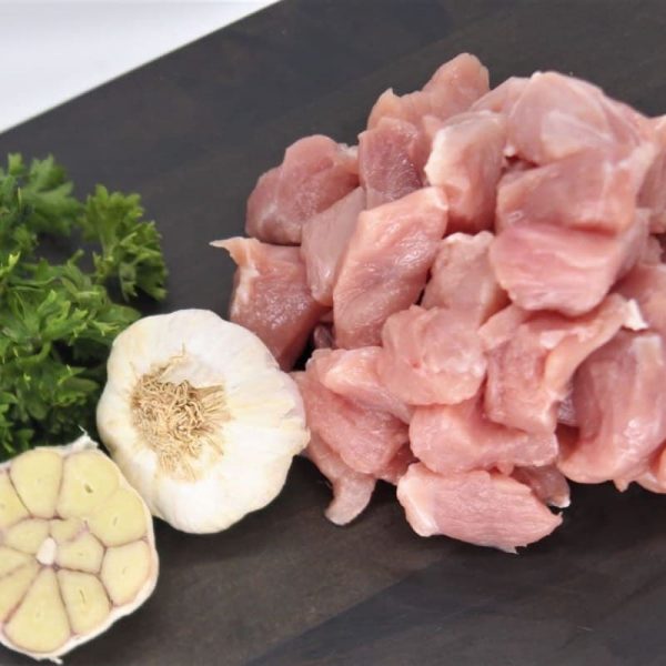 diced pork