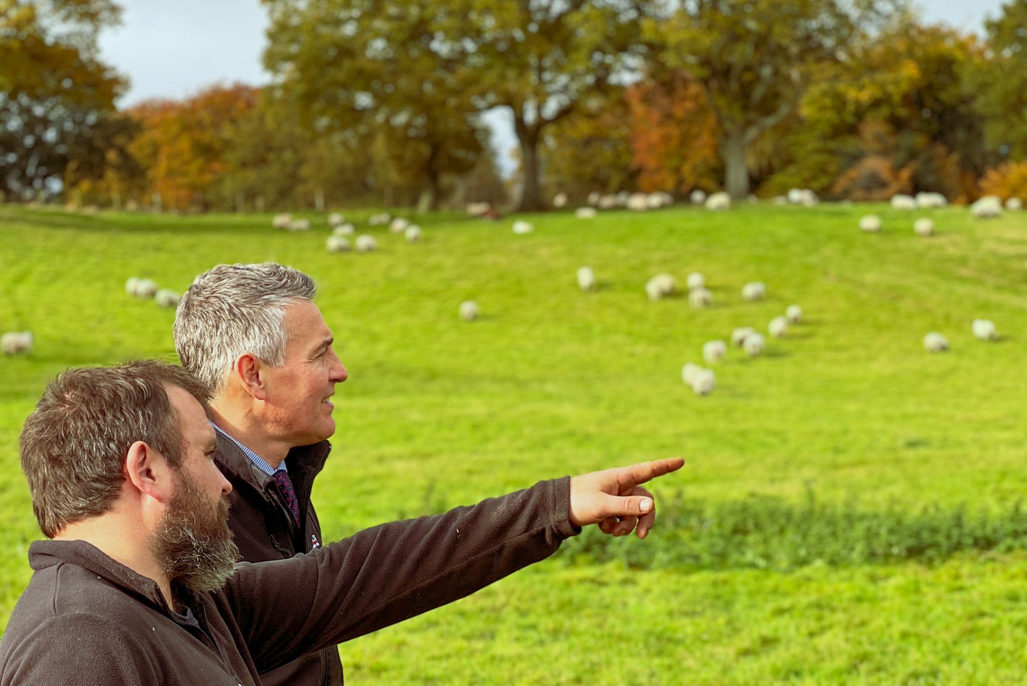 sean and gregg willis on the farm