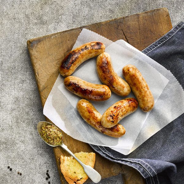 thick pork sausages from douglas willis butchers